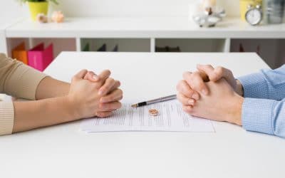How Is the Division of Property and Debt Typically Handled in an Uncontested Divorce?